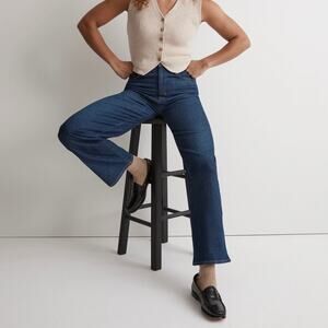 MADEWELL The Perfect Vintage Wide Leg Jeans Dark Wash 30 NJ176